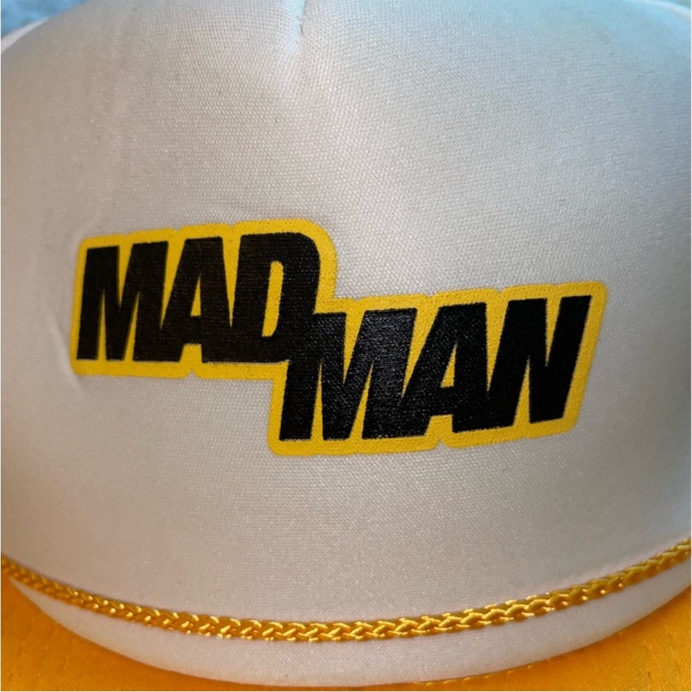 A$AP Ferg Graphic Yellow and White Trucker Hat Cap One Size Adjustable - Picture 4 of 5